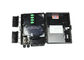 Black 16 Core Fiber Optic Cable Termination Box ABS 1X16 SC PLC Splitter
